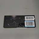 MZOO Luxury Sleep Mask for Back and Side Sleeper, Completely Block Out Light Sleeping Eye Mask for Women Men, Zero Pressure 3D Contoured Night Blindfold, Breathable & Soft Eye Shade Cover (M-gray (Black Edge))