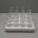 wookgreat Stemless Champagne Flutes Set of 16, 10 oz Champagne Glasses, Toasting Glasses, Prosecco Mimosa Glasses, Made Of Recycled Glass, Embossed Stemless Champagne Flutes for Wedding, Party, Easter