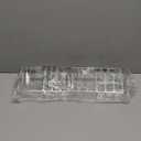 Amazing Abby - Tiffany - 2-Pack Acrylic Cosmetic Organizer, Transparent Plastic Makeup Holder, Compartmented, Shatter-Proof, Perfect Bathroom Vanity Storage Solution for Beauty Supply, Small