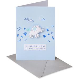 American Greetings New Baby Boy Card (Happy Discoveries)