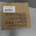 25 Pack C7 Replacement Christmas Light Bulb, Christmas Green Replacemen Bulb C7/E12 Base for Outdoor String Lights Window Candles Chandeliers Salt Lamp, 5 Watt