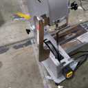 1500W Commercial Electric Meat and Bone Bandsaw, Stainless Steel Worktable 19.3" x 15", 0.167.9 Inch Cutting Thickness, Frozen Meat Cutter with 5 Saw Blades for Pork, Beef, Chicken, Fish