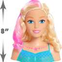 Barbie Dreamtopia Mermaid Styling Head, 22 pieces, Kids Toys for Ages 3 Up by Just Play