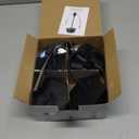 Fly Fans for Tables, Fly Repellent Fan Outdoor Indoor Keep Flies Away, Fly Repellent Fans for Tables with Holographic Blades for Picnic, Party, Restaurant, Kitchen, and BBQ, 4 Pack Black