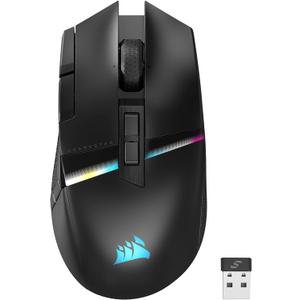 Corsair DARKSTAR RGB Wireless Gaming Mouse for MMO, MOBA - 26,000 DPI - 15 Programmable Buttons - Up to 80hrs Battery - iCUE Compatible - Black