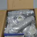 TAILI Grab Bars for Bathtubs and Showers,2 Pack Shower Handles for Elderly Suction,Maximum 330lbs,Shower Bar with Upgraded Rubber Suction Cups,Safety Grip for Senior, No Drilling Removable,Silver