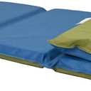 Children's Factory Nap Mats, 2 inch Thick Toddler Sleeping Mats for Preschools and Daycares, Comfortable and Soft 4 Section Folding Nap Pad