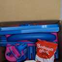 Balloon Pump Electric, Electric Air Pump Replace Manual Balloon Hand Pump, US Standard Plug Balloon Inflator Pump Electric with Dual Nozzles for Balloon Arch, Balloon Stand, Party Decorations (Pink-with Sizer)