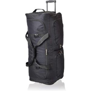 Rockland Rolling Duffel Bag (36", BLACK)