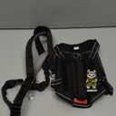 Cat Harness and Leash Set for Walking Escape Proof Adjustable Reflective Large Cat Tactical Harness with Patches Breathable Summer Vest Soft Mesh Padding Handle Easy to Control (Black, M)