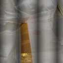 Chandrakala Dhoti & Angvastram Set for Boys, South Indian Dress with Golden Border (KB105-P) Size 10