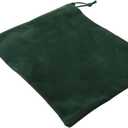 Aestivate 8 Pack Large Velvet Drawstring Pouch, Velvet Bag 810 Inch Storage Bag Cosmetics Pouches Dust Bag 8 Pieces (Green)