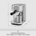Breville Bambino Plus Espresso Machine BES500DBL, Damson Blue