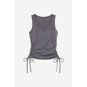 NoBrand Grey Tank Top Medium