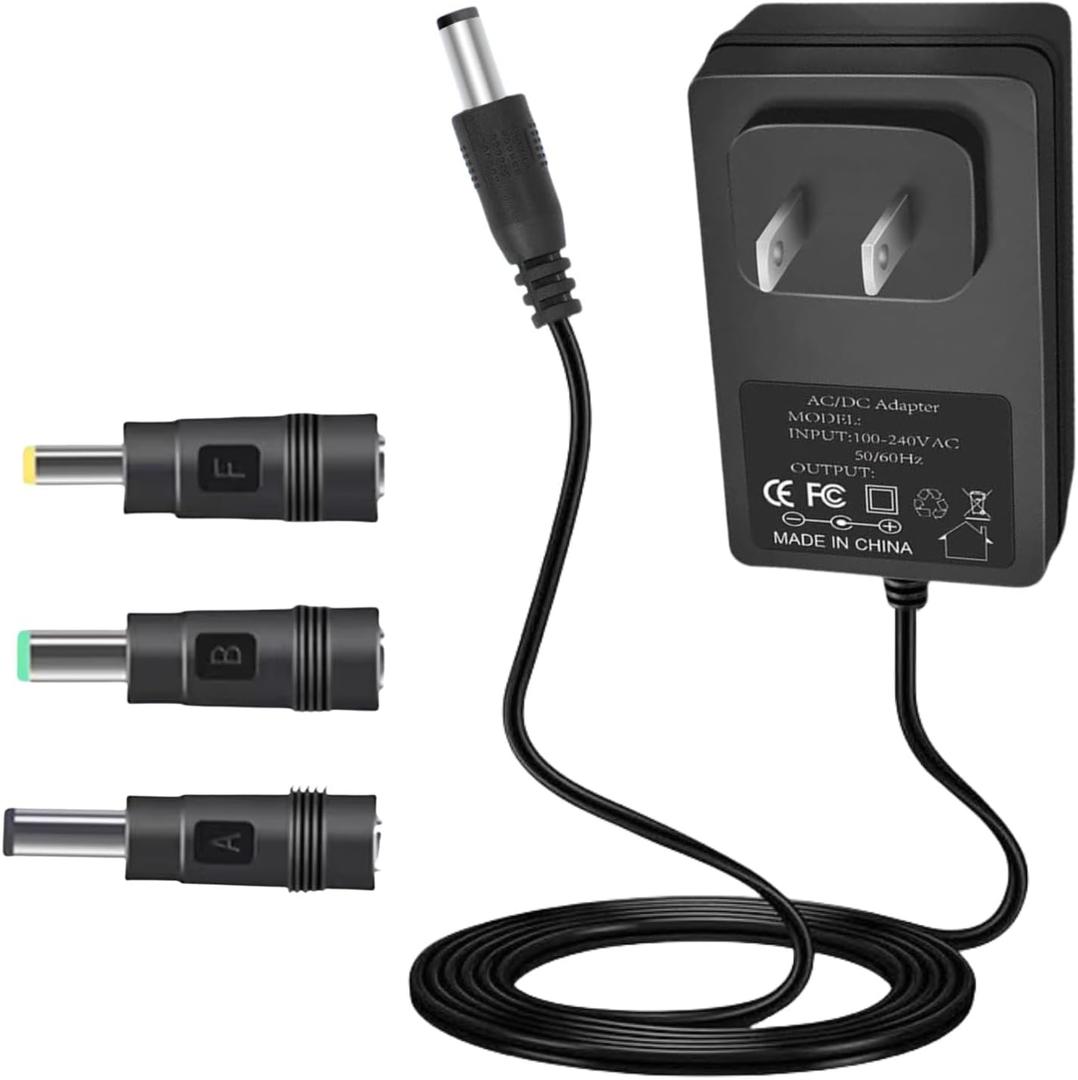 15V 2A Power Supply Charger Cable (Input AC 100V-240V, Output DC 15 Volt 2 Amp 30 Watt) Adapter Transformer Converter DC 5.5mm x 2.1mm/5.5mm x 2.5mm Extra Long 6.6FT