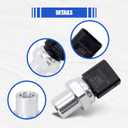 HiSport 4H0959126B Air Conditioner Pressure Switch - A/C Sensor Compatible with 2006-2023 Audi, 2015-2023 Porsche, 2011-2023 Volkswagen Selected Models