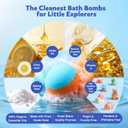 40 Kids Bath Bombs with Surprise Inside, Ocean & Jungle Animal Toys Gift Set with Natural Child-Safe Ingredients, Travel-Friendly Bath Bombs for Boys and Girls, Great for Birthdays, Christmas & Easter