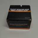 Pull Down Spray Head Replacement - for Kitchen Faucet Sprayer Head with 15 Adapters, 3 Function Pull Out Faucet Spray Nozzle, Brushed Nickel