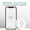 KMC Smart Plug Mini 4-Pack, Wi-Fi Outlets for Smart Home, Remote Control Lights and Devices from Anywhere, No Hub Required, ETL Certified, Works with Alexa and Google Home