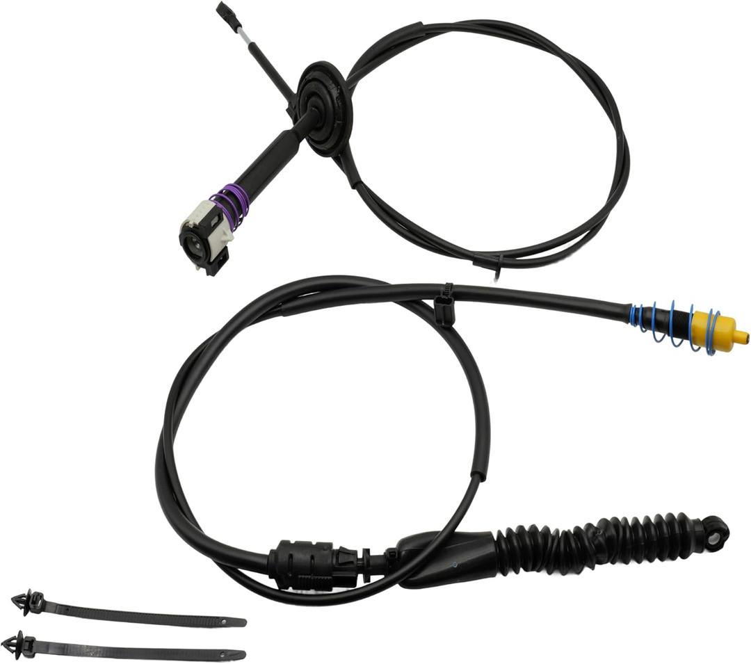 Automatic Transmission Range Select Lever Shifter Cable Kit 88967320 Compatible with 2000-2006 GMC Yukon XL 1500/2500 Chevy Avalanche Suburban 1500/2500 Tahoe Cadillac Escalade 905-646