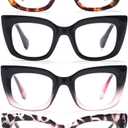 Reading Glasses for Women, 6 Pack Fashion Cat Eye Blue Light Blocking Computer Readers Anti Glare UV Eyeglasses
