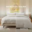 Bedsure Queen Comforter Set, Beige Soft Prewashed Bedding for All Seasons, 3 Pieces GentleSoft Bed Set, 1 Lightweight Comforter (90"x90") and 2 Pillowcases (20"x26")