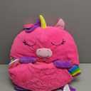 Happy Nappers: Pillow & Sleepy Sack: Medium - Pink Unicorn BeeBee - 54 x 20, 2-in-1: Plush Animal Opens Into Sleeping Bag, Soft Play & Nap Character, Kids 3+