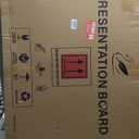 SWANCROWN Enclosed Bulletin Boards Magnetic Glass Covered Notice Information Cabinet with Aluminum Frame 38x28inch (9xA4)