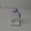 Glass Mason Jar Pitcher, 64 oz Wide Mouth Jug with Pour Spout Handle Lid for Cold Brew Coffee, Ice Beverage, Iced Juice, Lemonade, Sun Tea, Fruit Drinks ContainerPurple