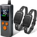 Dog Training Collar with Remote - 5000ft Waterproof Dog Shock Collars 2 Dogs for Large Medium Small Dogs Rechargeable E Collars for Dogs Training with Beep Vibration Humane Shock(1-16) Mode
