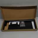 Towel Racks for Bathroom, Bathroom Towel Rack Wall Mounted with Metal Shelf and 3 Hooks for Small Bathroom, Black (Round Tube)