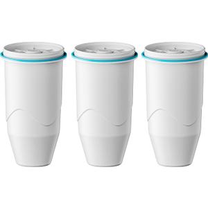 Compatible with Zero Pitcher and Dispenser ZR-001 ZR-004 ZP-006 ZR-017, 0 TDS, Reduce Lead, Mercury, Chlorine and Contaminants by DRINKCLEAR, 3 Pack