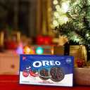 2 x OREO Red and Green Festive Colored Creme Chocolate Sandwich Cookies, Limited Edition Holiday Cookies, 14 Snack Packs (1 Per Pack) (7.14 OZ)