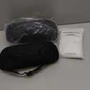 2Pcs Car Neck Pillows for headrests,for Travel Interior Accessories and Suede Support Head Pillows，Balance Neck Pillow Designed to Relieve Neck Pain and Muscle Tension.(Black)