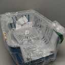 MidWest Homes for Pets Spree Travel Carrier - Hard-Sided Dog & Cat Carrier, Small Pet Travel Crate with Handle, Ventilated Design, Durable Plastic Door, Easy Assembly, 19-Inch, Blue