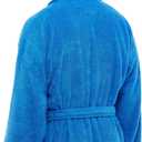 Arus Men's Shawl Collar Robe, Turkish Terry Cotton Bathrobe with Regular and Full Length Options (XXL)