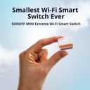 SONOFF MINIR4 10A Smart WiFi Extreme Wireless Light Switch,Universal DIY Module for Smart Home Automation Solution, Compatible with Alexa & Google Home