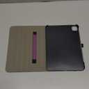 iPad mini 7 Case (A17 Pro) 2024, iPad mini 6 Case 2021, iPad mini 7th/6th Generation Case 8.3 Inch,Premium PU Leather Folio Stand Cover with Pencil Holder and Multi-Viewing AnglesPurple