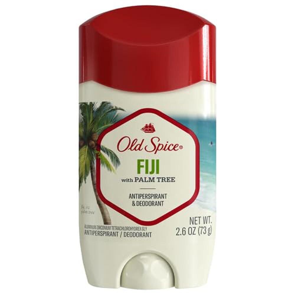 Old Spice Men's Antiperspirant & Deodorant, Fiji with Palm Tree Scent, 2.6 oz (2.6 Ounce (Pack of 1))