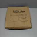 Beige Drum Lamp Shade, 13" Top x 13" Bottom x 10" High, Two Different Top Rings (Spider and UNO Fitter), Lamp Shade for Table Lamps Floor Lamps, Natural Linen Lampshade Replacement, Assembly Required