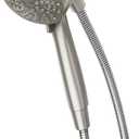 Moen Engage Magnetix Spot Resist Brushed Nickel 3.5-Inch Six-Function Detachable Handheld Showerhead with Magnetic Docking System, 26100SRN