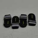 QUMY Dog Shoes for Large Dogs, Medium Dog Boots & Paw Protectors for Winter Snowy Day, Summer Hot Pavement, Waterproof in Rainy Weather, Outdoor Walking, Indoor Hardfloors Anti Slip Sole Black Size 1 (Size 1: 1.8''x2.3''(W*L) (Pack of 4))