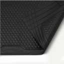 Amazon Basics Cargo Liner Floor Mat, All Weather Trunk Protection, Trimmable to Fit, Black