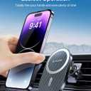 andobil Upgraded for Magsafe Car Mount Pro [Strongest Magnet, Big Phone Friendly] 360° Rotation Magnetic Phone Holder for Car Vent for iPhone 17 Pro Max 16/15/14/13/12 Samsung S26/S25 (Carbon Fiber)