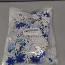 500 Pieces Glitter Snowflake Foam Stickers Mixed Sizes Self-Adhesive Winter Snowflake Sticker Decals Embellishments for Christmas Party Decoration DIY Craft Projects