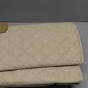 BOPUOVRE Linen Car Seat Covers Front Seat Covers Breathable Cloth Fabric Car Seat Protector - Universal Fit for Cars, Vans, SUVs, Trucks - 2 Units - Beige