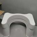 Squatty Potty The Original Bathroom Toilet Stool - Adjustable 2.0, Convertible to 7" or 9" Height with Removable Topper for Adults and Kids White