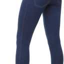 Nirlon Women's Jeggings High Waist Tummy Control Jean Leggings with Pockets (XL 22" Inseam, Jeans)