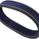 1 PC SHLPDFM Blue 14" X 3"Air Filter Element Round High Flow Washable & Reusable Round Air Filter Element Replacement Fits for Buick, Chevrolet, GMC, Ford, Mopar, Oldsmobile, Pontiac