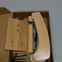 Surfboard Wall Mount Racks Sturdy Surf Board Wall Hangers Suitable for Longboards/Shortboards/Skateboards/Snowboards/Skiing Boards, Works Indoors and Outdoors, Bamboo